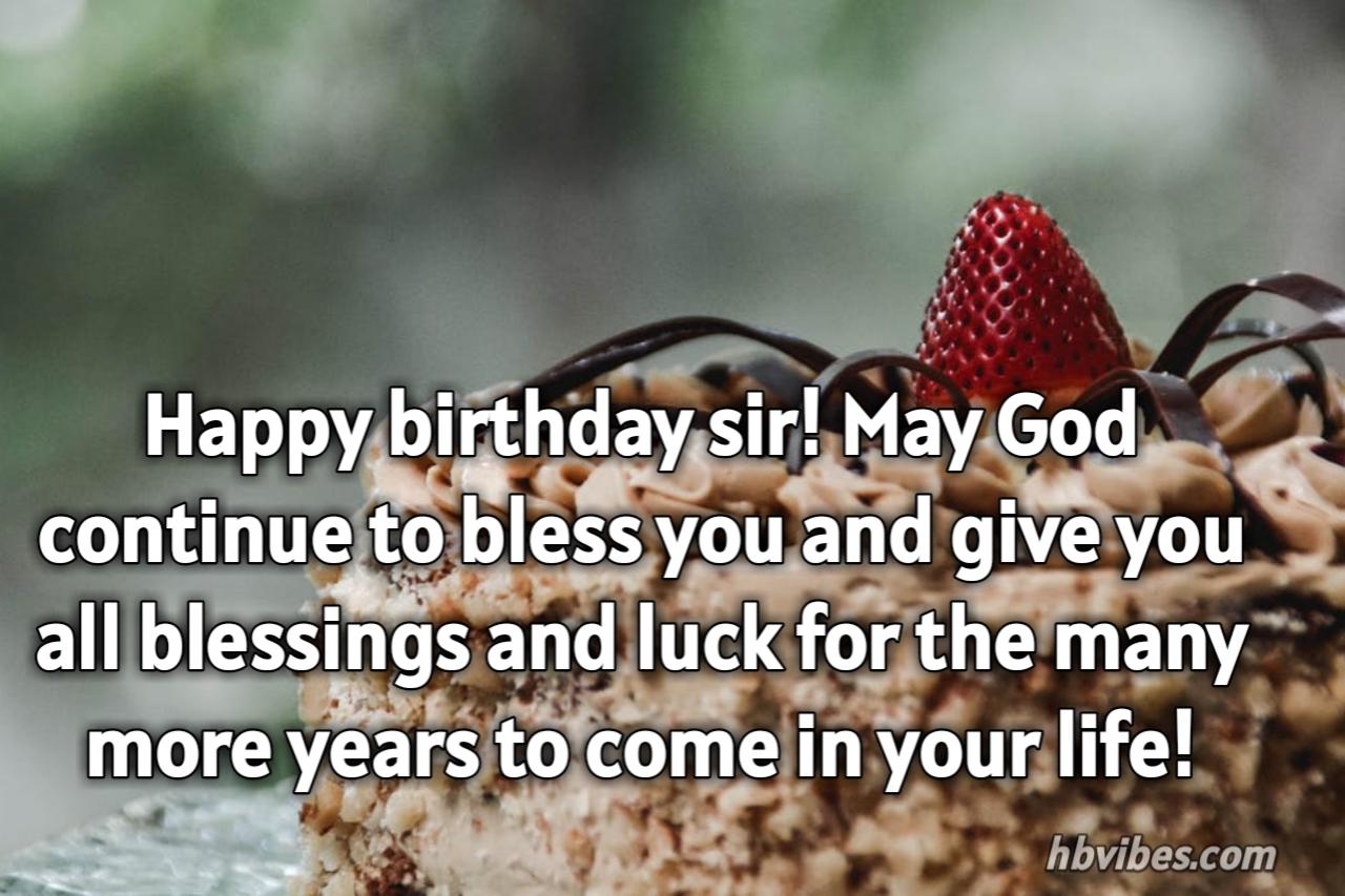 120+ Happy Birthday Sir Wishes, Quotes & Messages » HBVibes