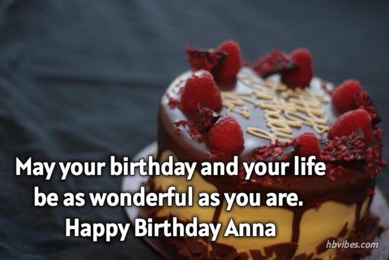 Happy Birthday wishes for Anna