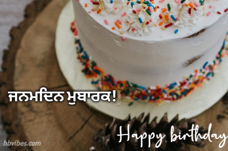Happy birthday in Punjabi