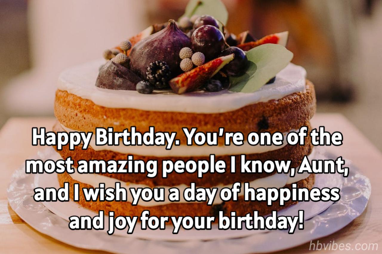 Inspirational Birthday Messages for Aunt