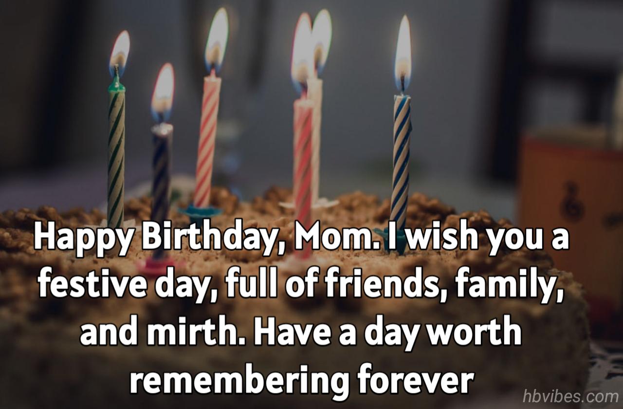 Touching Birthday Wishes For Mother