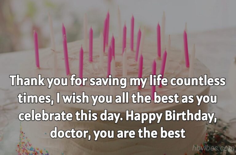 birthday wishes for doctor