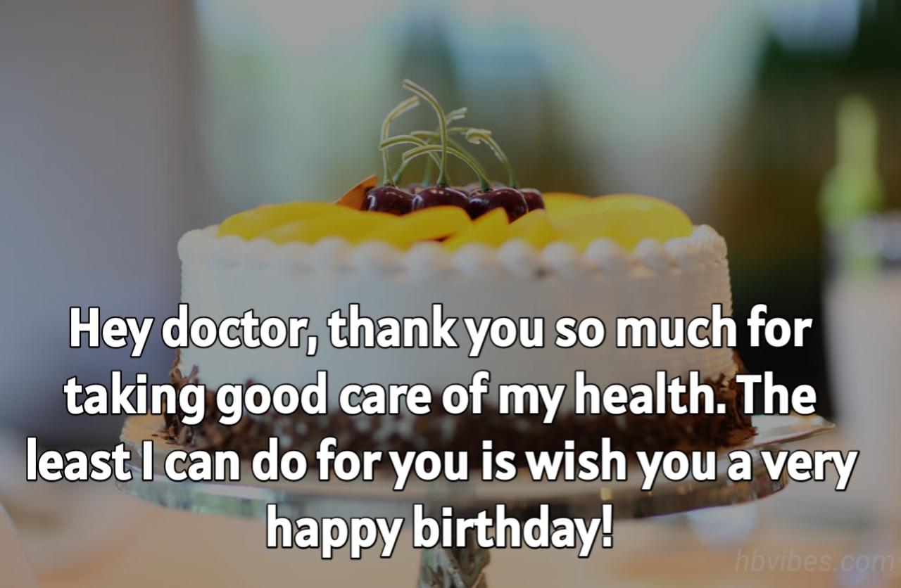 Birthday Wishes for Doctor Brother