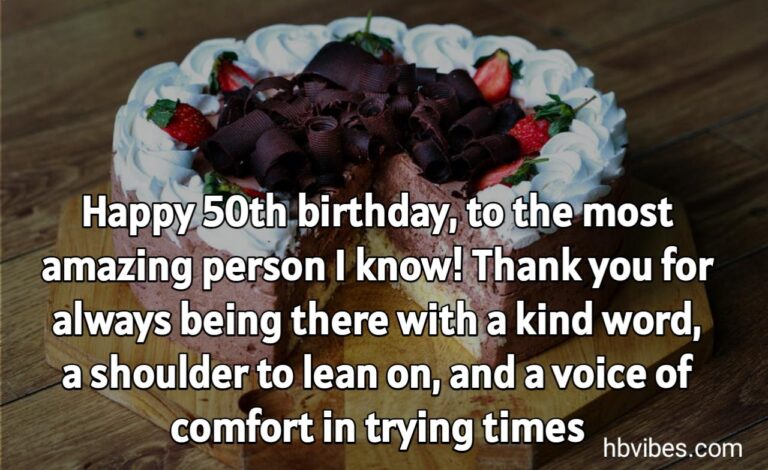 50th Birthday Wishes