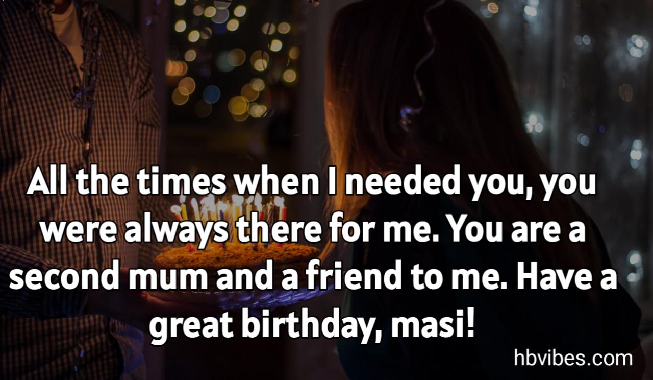 heartwarming Birthday wishes for masi