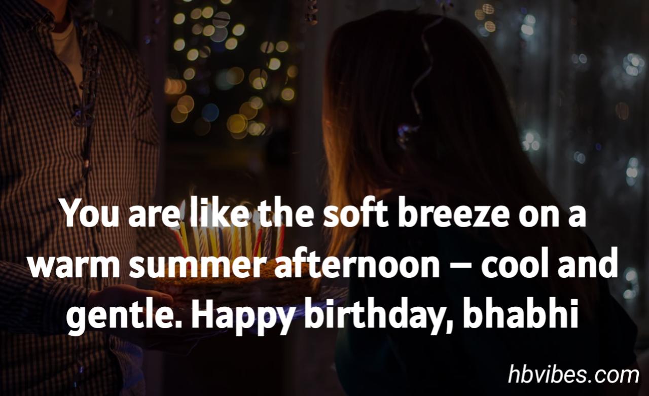 Best Birthday Wishes for Bhabhi