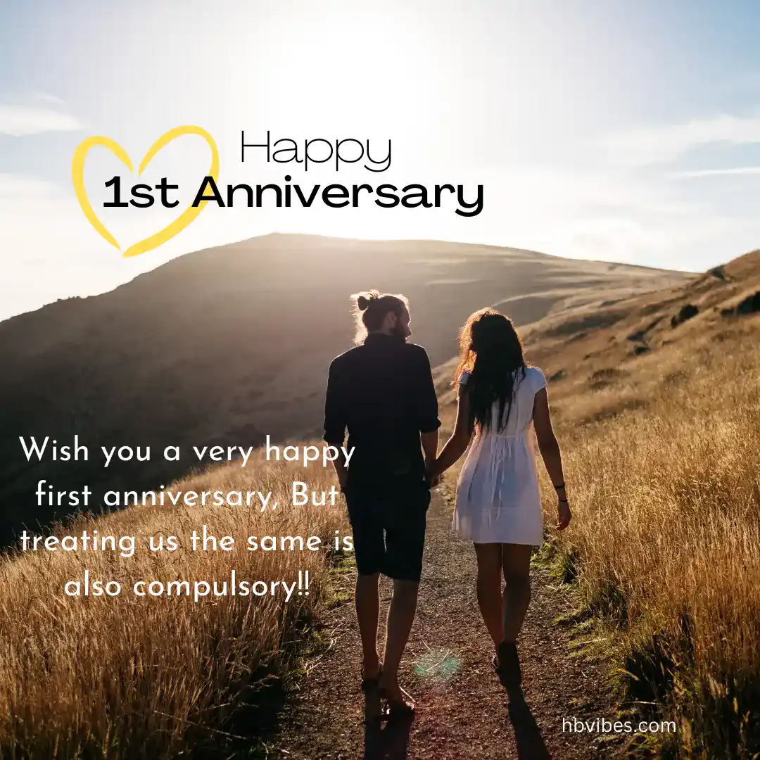 80+ Best 1st Wedding Anniversary Wishes For Wife