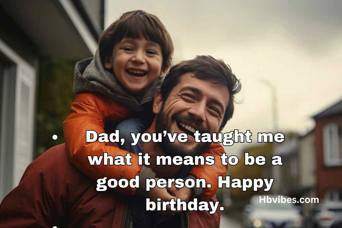 Touching Birthday Wishes for Your Dad